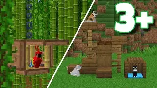 Minecraft: Топ-3 дома для твоего питомца!