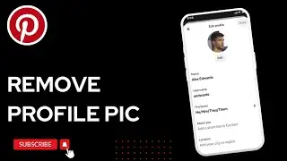 How to Delete / Remove Profile Picture on Pinterest (Simple)