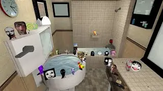 Nico's Nextbots in Bathroom !!!