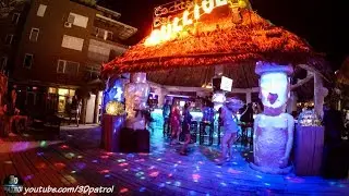 One night in Sunny Beach, Bulgaria: Party, Bars & Street Food 🇧🇬 4K Walking Tour