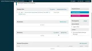 OJS Training | Review Workflow | Adding Article Reviewers