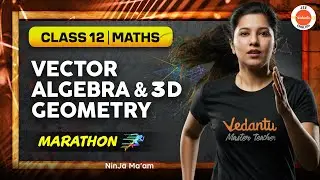 Vector Algebra & 3D Geometry - Marathon | JEE  12 | Maths | Namrata Ma’am