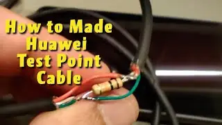 How to Make Huawei Test Point Cable, Using 10k resistor and standard USB C cable.