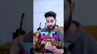 O o JANE JANA | Easy Guitar Tabs For Beginners | Oh Oh Jaane Jaana Guitar Tabs | #shorts #guitartabs