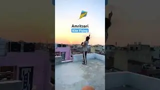 Amritsari Kite Flying 🔥🥰. #kite #kiteflying #kitelover #kitefestival #kitemarket #kitefighting