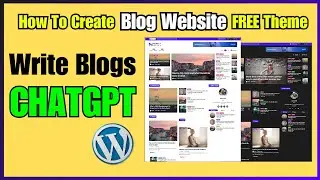 Create WordPress Blog Website with  Free Template & AI in Minutes