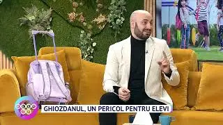 Ghiozdanul, un pericol pentru elevi
