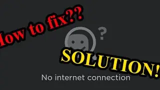 Roblox No internet connection problem fix!! || Alternative solution