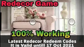 NEW REDECOR HOME DESIGN GAME LATEST REDEEM CODES 2021 || REDECORE HD GAME CODES || REDECOR CODE