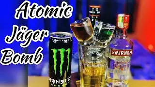Atomic Jager bomb l Ultimate bomb shot #jager #tipsybartender