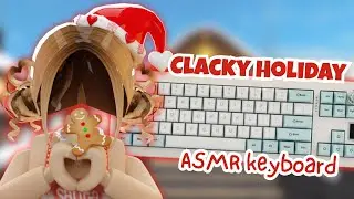 CLACKY Keyboard ASMR While I Play MM2 (Roblox)