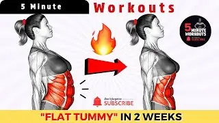 Flat Tummy in 2 Weeks (STANDING FAT BURN Exercises) | The Best Morning Waist Exercises You Should Do