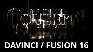 DAVINCI RESOLVE intro QUEEN cz1 PL