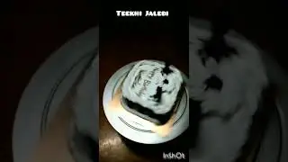 White & Dark Chocolate cake Decoration || Teekhi Jalebi || #shorts #ytshorts