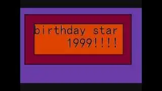 chuck e cheese birthday star 1999
