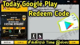 Free Emote Redeem Code Free Fire | Today Google Play Redeem Code
