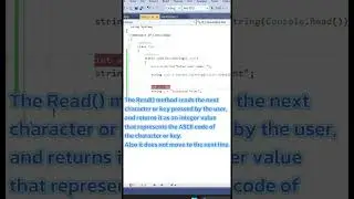 Difference between Read() and ReadLine() in C# | Interview Point 