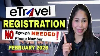 eTravel Registration Philippines 2026 | NO egov.ph Phone Number Needed!