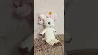 Единорожка крючком 22см. #crochet #amigurumi #вязание #doll #игрушки #knitting #handmade #амигуруми#