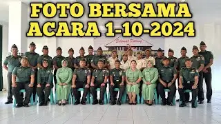 ACARA LAPORAN KORPS KENAIKAN PANGKAT PERSONEL TOPDAM IX/UDAYANA PERIODE 1-10-2024