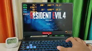Resident Evil 4 2023 - RTX 3050 - Asus Tuf A15 🥵🥵