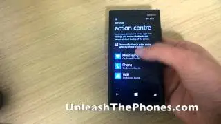 Action Centre in Windows Phone 8.1