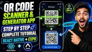 React Native Expo QR Code Scanner & Generator App 🔥 | Beginner Project in Hindi (Complete Tutorial)