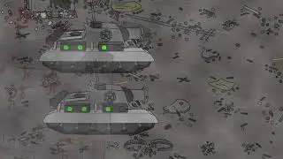 Human super heavy self-propelled gun intro demo (no sound)
