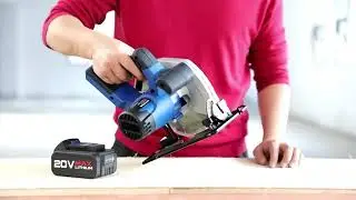 20V Circular Electric Saw 2 PCS Saw Blades 165mm Blade for Wood 4000mAh Circular Saw