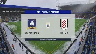 FIFA 23 PS5 - AFC Richmond vs Fulham | EFL Championship | PS5 Gameplay [4K 60FPS]