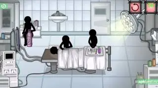 Обзор - Stickman Crime in hospital - для Андроид