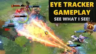 Jakiro 5 Support Gameplay Commentary w/ Eye Tracker - Immortal | Dota 2 7.32c