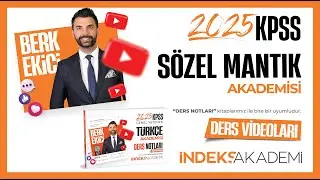 5- 2025 KPSS - Sözel Mantık - V - Sıralama - Atama - Berk EKİCİ