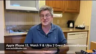 Apple iPhone 15, Watch 9 & Ultra 2 Event Summary