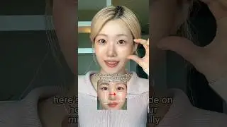 How to shorten midface dramatically like kidols (complete guide) #shorts