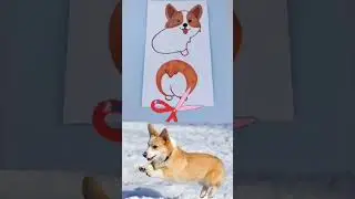 простая, невероятно забавная поделка корги