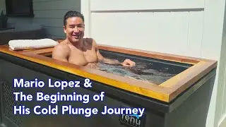 Mario Lopez is Just Beginning His Cold Plunge Journey