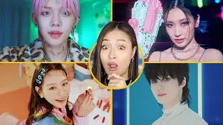 REACTING TO SECRET NUMBER, TXT, ELAST, NATTY: CATCHING UP ON KPOP