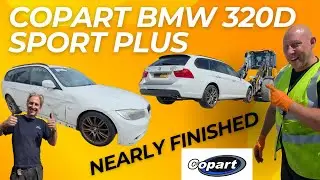 From Wreck to WOW! Copart BMW 320D Sport Plus Touring Nearly Complete