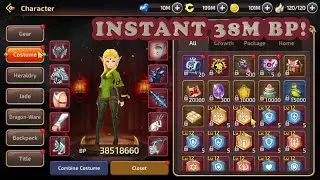 [ Dragon Nest M Private Serve ] YTTA DNM - Instant 38M BP, Custom Stats Gear & Costume, Custom Shop!