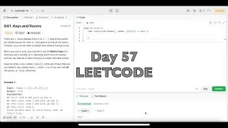 Day 57: LeetCode Problem 841.  Keys and Rooms - Swift