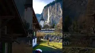 Magical Lauterbrunnen Switzerland #lauterbrunnen #switzerland #tiktok #shorts #travel