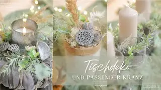 DIY Winterdeko mit Winterkranz