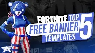 TOP 5 FORTNITE BANNER TEMPLATE 2019 - Free Download #7 | Photoshop