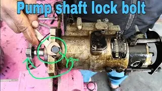 How to diesel pump shaft lock, perkins diesel pump