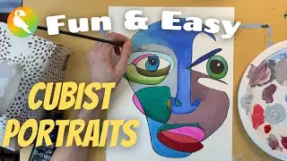 Picasso Faces | Cubist art lesson for kids, teens, and teachers