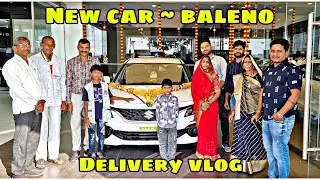 New car | maruti suzuki baleno cng | delivery vlog #marutisuzuki #baleno #balenocng