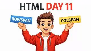 HTML Tables FINALLY Make Sense 😱 | Colspan & Rowspan Explained
