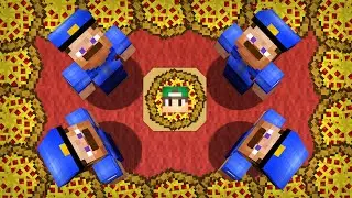 Я СПРЯТАЛСЯ В ПИЦЦЕ ОТ ПОЛИЦИИ В МАЙНКРАФТ | Риколит Minecraft