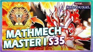 MATHMECH MASTER 1 RANK SEASON 35 IN YUGIOH MASTER DUEL